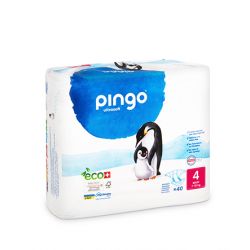 Couches-culottes pour bébé Suisses & Écologiques - Taille 4, Maxi (7-18kg) - 2x cartons de 40 pces - Pingo