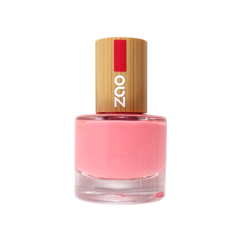 Vernis à ongles - N° 654, Rose Bonbon - 8ml - Zao