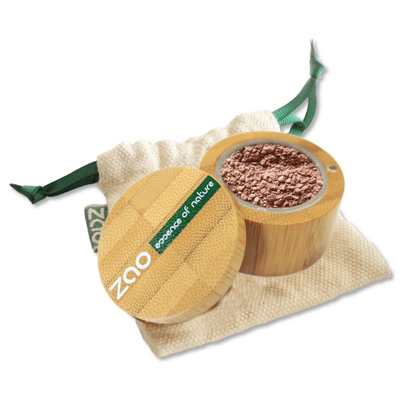 Perlmutt Lidschatten-Puder "Mineral Touch", Bio & Vegan - N° 531, Rotgold - Zao