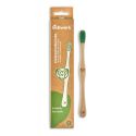 Brosse à dents KIDS (Enfants) en hêtre Suisse, Singe vert, Soft - 1pce - Liebwerk