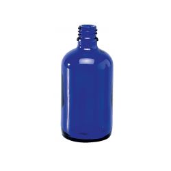 Bottiglie di vetro blu (senza tappo, opzionale) - 1x 100ml