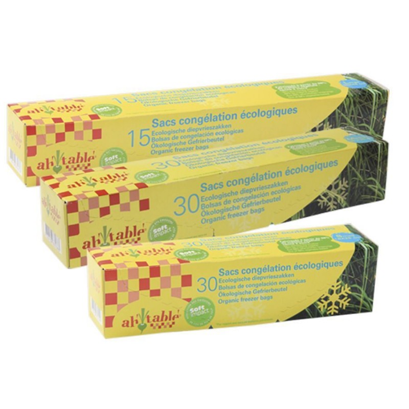 Sacs de congélation écologiques -  18x25cm - Ah! Table!