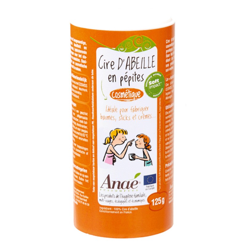 Cire d'abeille cosmétique BIO en pépites - 125gr - Anaé