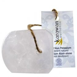 Pierre d'alun taillée et polie - 70g -  Karawan
