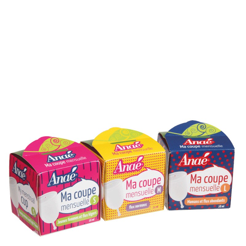 Ma coupe mensuelle, Jeunes femmes et flux légers - Taille S - Anaé
