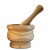 Petit mortier en frêne avec son pilon - 10cm de diamètre - Ah! Table