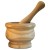 Grand mortier en frêne avec son pilon - 12,5 cm de diamètre - Ah! Table