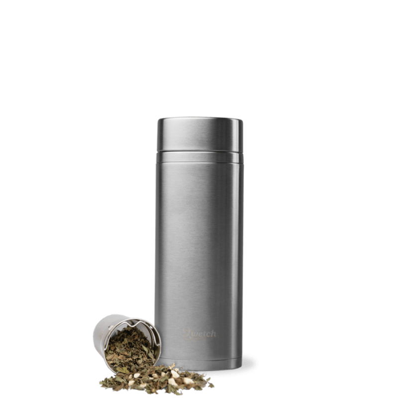Théière en inox isotherme à double paroi, Originals Inox - 400ml - Qwetch
