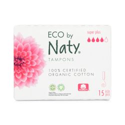Tampons Super Plus (sans applicateur) - 15pces- Naty