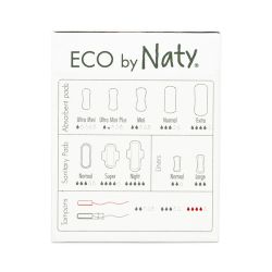 Hygienische Tampons Super Plus (ohne Applikator) - 15St. - Naty