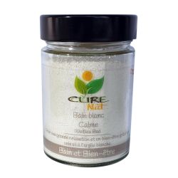 Miscela da bagno, Calma (con argilla bianca) - 275g (vetro) o 550g (ricarica) - Curenat