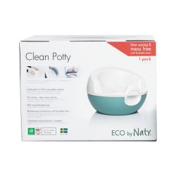 Clean Potty, Le pot bébé à base de plantes avec sac biodégradable - Naty