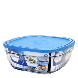 Salatschüssel aus gehärtetem Glas mit Deckel - 20cm - Duralex