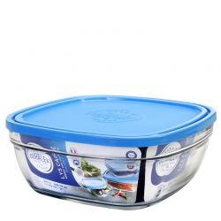 Insalatiera in vetro temperato con coperchio - 23cm - Duralex