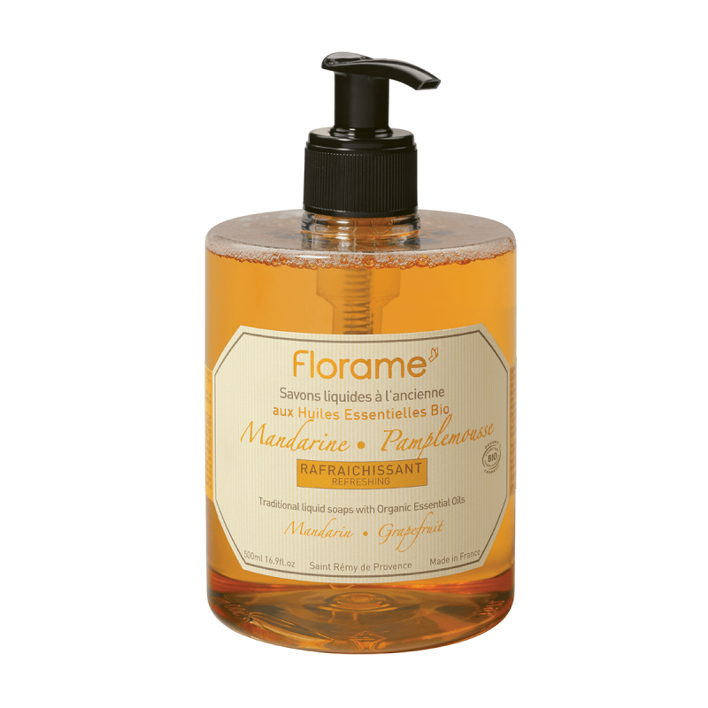 BIO-Mandarine Pamplemousse Flüssigseife - 500ml - Florame