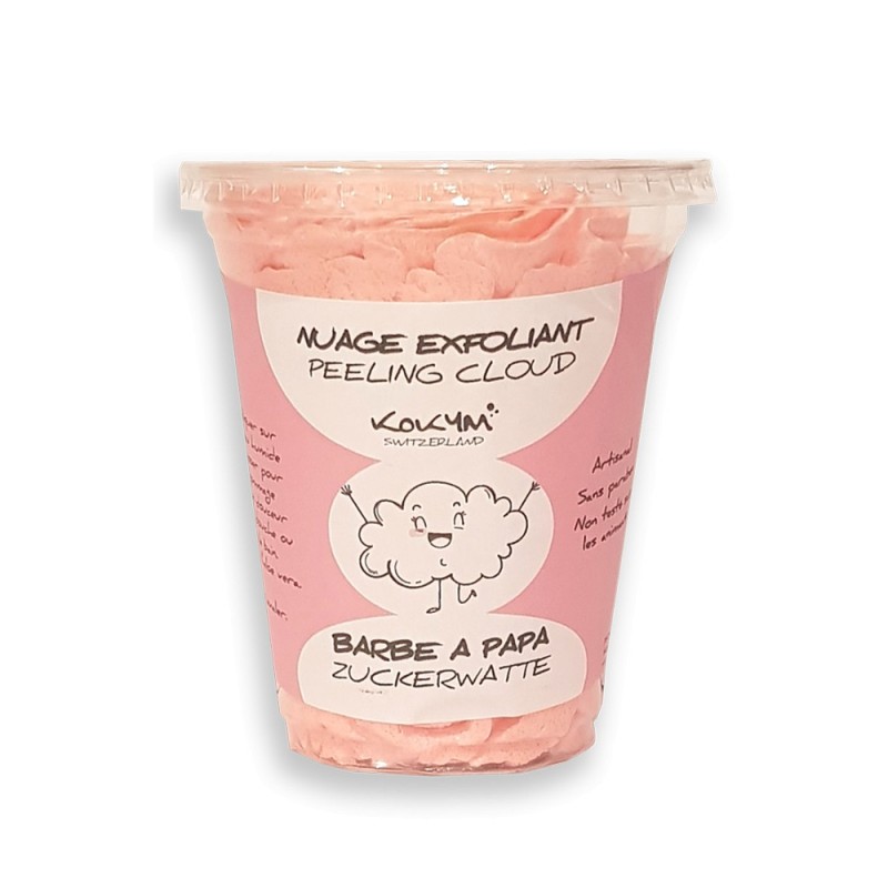 Nuage exfoliant Barbe à papa 