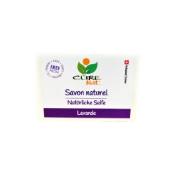 Schweizer Naturhandwerkliche Seife, Lavendel - 95g - Curenat