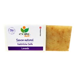 Savon artisanal naturel Suisse,  Lavande - 95g - Curenat