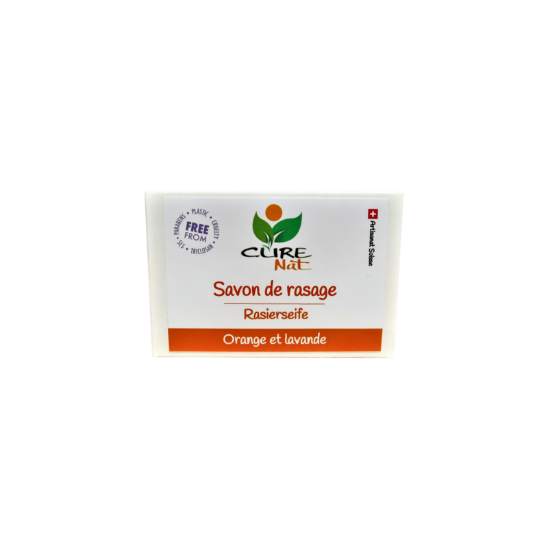 Savon de rasage artisanal et 100% naturel Suisse - 95g - Curenat