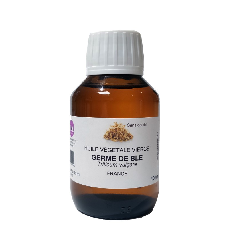 Huile végétale vierge de germe de blé - 100ml - D&A Laboratoires