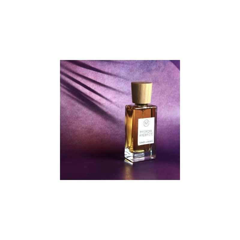 Eau de parfum, "Mystique Améthyste" mit Quellwasser und ätherischen Ölen, Bio, veganer und 100% natürlich - 30ml - Aimée de Mars