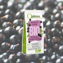 Bacche di ribes nero essiccate biologiche, la bacca piccola deliziosamente croccante - 180g - Optimys