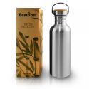 Bouteille en inox avec bouchon en bambou - MOD - Bambaw
