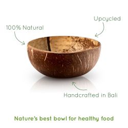 Ciotola in cocco, lucida e resistente - 1 pz - Bambaw