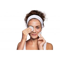 Lingettes démaquillantes lavables en bambou - 8 douces, 2 exfoliantes + filet de lavage - Bambaw