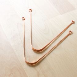 Ayurvedischer Zungenschaber, 100% Kupfer - Bambaw
