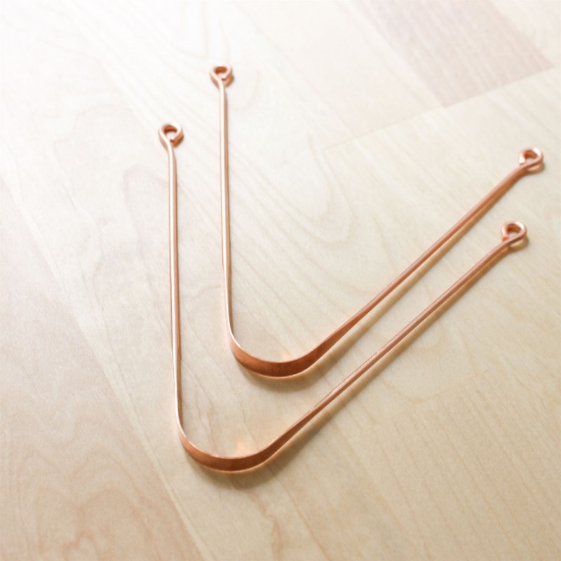 Raschietto per lingua ayurvedico, 100% rame - Bambaw