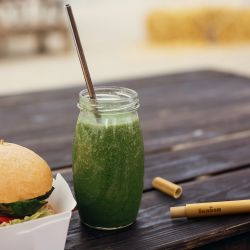 Acciaio inossidabile placcato argento paglierino - Sfuso, 1 pz - Bambaw