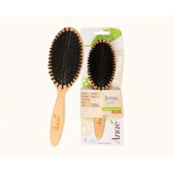 Flachpinsel aus Buche, mit Latexkissen und mit Wildschweinhaaren - 22cm - Anaé