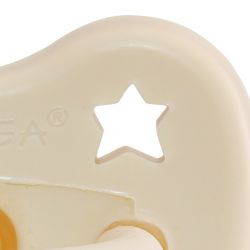 Ciucci per bambini 100% gomma naturale - Ortodontico "Milky White", da 3 a 36 mesi- Hevea
