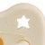 Tétines (lolettes) pour bébés 100% caoutchouc naturel - Orthodontique "Milky White", 3 à 36 mois - Hevea