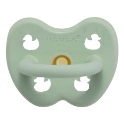 Tétines (lolettes) pour bébés 100% caoutchouc naturel - Arrondie "Millow Mint", 0 à 3 mois - Hevea
