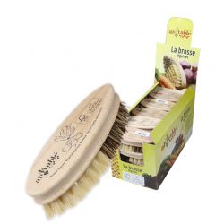 Spazzola per verdure in legno di faggio FSC e fibra di agave - 1pc - Ah! Table