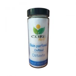Bain parfumé, Détente, au lavandin et sel d'epsom - Pot en verre de 550g - Curenat