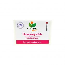 Shampoo solido artigianale, lavanda e geranio - 95g - Curenat