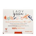 Feuilles matifiantes au thé vert - Absorbent l'excès de sébum, Matifient, Purifient - 50 feuilles - Lady Green