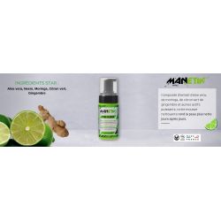 PURE PLAYER, Schiuma detergente - Purifica, tonifica, strofina - 100ml - ManEtik