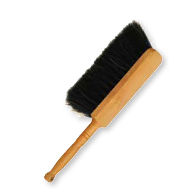 Ramasoir, Balayette en crin de cheval et hêtre huilé - 29cm - La Droguerie Ecologique