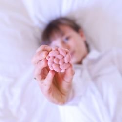 Burro di cacao rosa biologico solido - viso, corpo e massaggio - 55g - Lamazuna