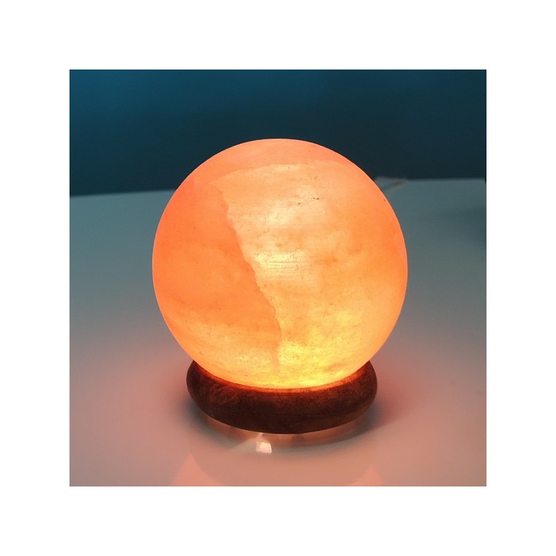 Lampada a cristalli di sale dell'Himalaya (USB LED), SHPERE - ZEN'Arôme