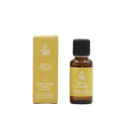 Complesso di oli essenziali organici per la diffusione, Zest di Vitalità - 30ml - De Saint-Hilaire