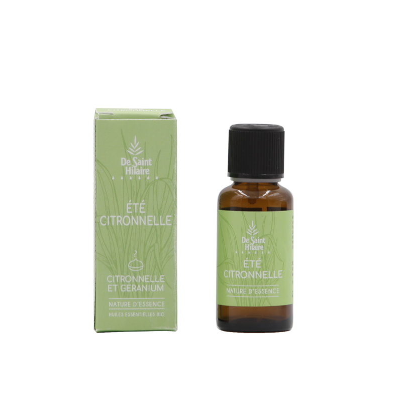 Complesso di oli essenziali organici per la diffusione, Estate alla citronella - 30ml - De Saint-Hilaire