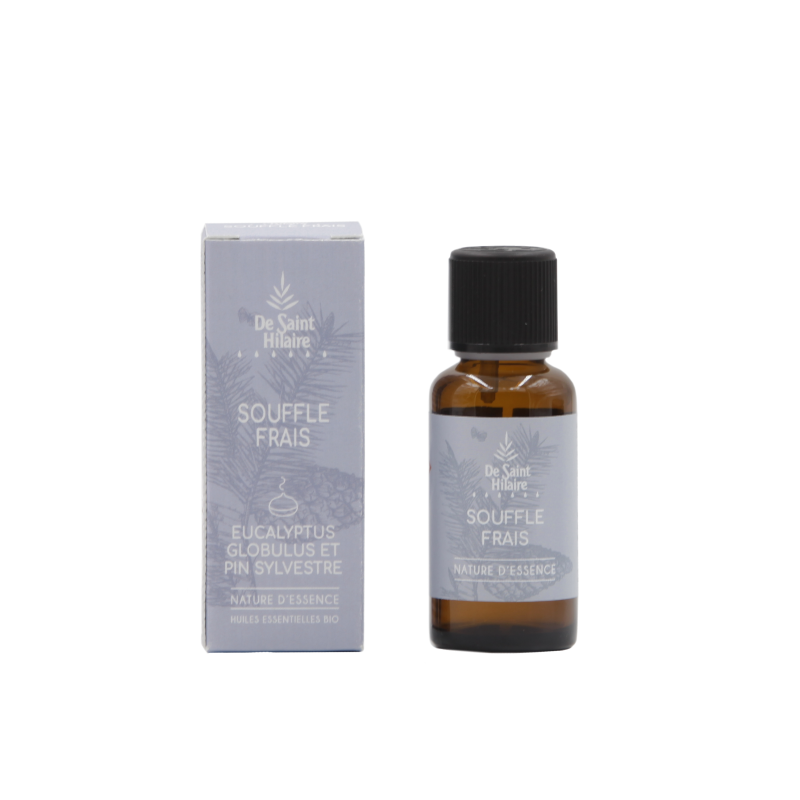 Complexe d'huiles essentielles BIO pour diffusion, Souffle frais - 30ml - De Saint-Hilaire