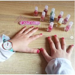Vernis à ongles pelable pour enfants à base d'eau, sans solvants - Cherry Blossom, mandarine - 9ml - SuncoatGirl