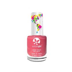 Vernis à ongles pelable pour enfants à base d'eau, sans solvants - Cherry Blossom, mandarine - 9ml - SuncoatGirl
