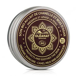 Bio-Pflegebalsam mit Kamelmilch und Agarholz für Gesicht und Körper - 50ml - Oléanat